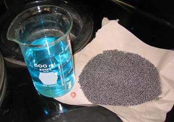 Sample Test And Stainless Steel Balls