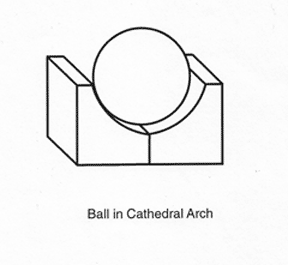 Ball in Cathedral Arch
