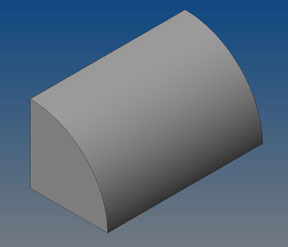 SolidWorks rendering of Kinematic Quarter Round