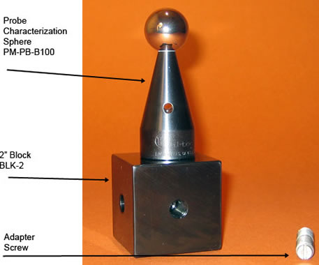 Probe Sphere Mounting Block, 2 inches