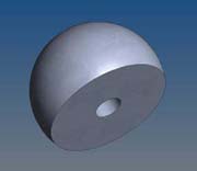Truncated Ball with Blind Hole