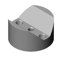 Surface Mounted Vee Block, Top View